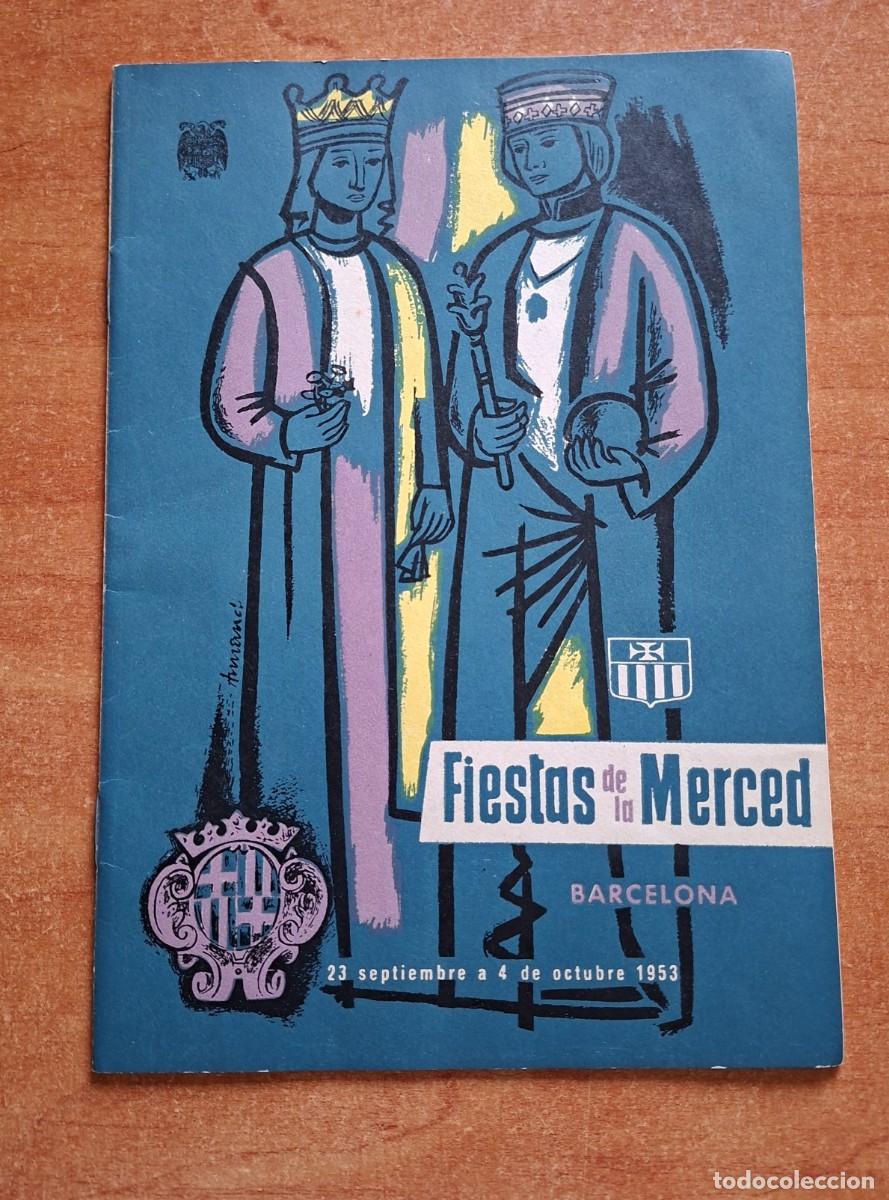 Coleccionismo: 1953 FIESTAS DE LA MERCED - BARCELONA - ILUSTRADO