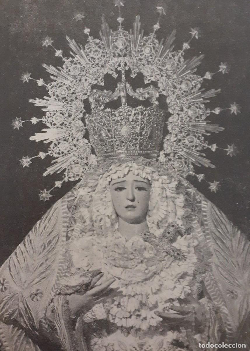 Coleccionismo: SEMANA SANTA SEVILLA, 1970, VIRGEN DE LOS &Aacute;NGELES, RETAL PUBLICACION, 12X16 CM. APROX.