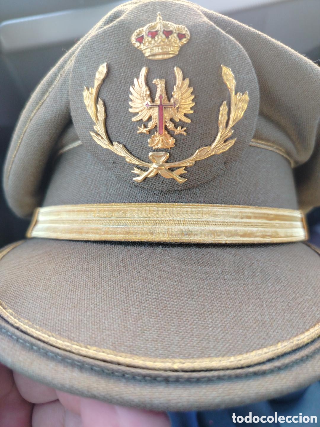 Coleccionismo: Gorra de Plato de Oficial - Foto 2