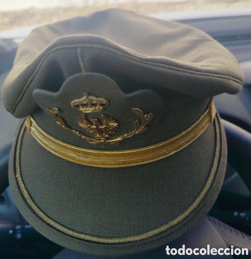 Coleccionismo: Gorra de Plato de Oficial - Foto 1
