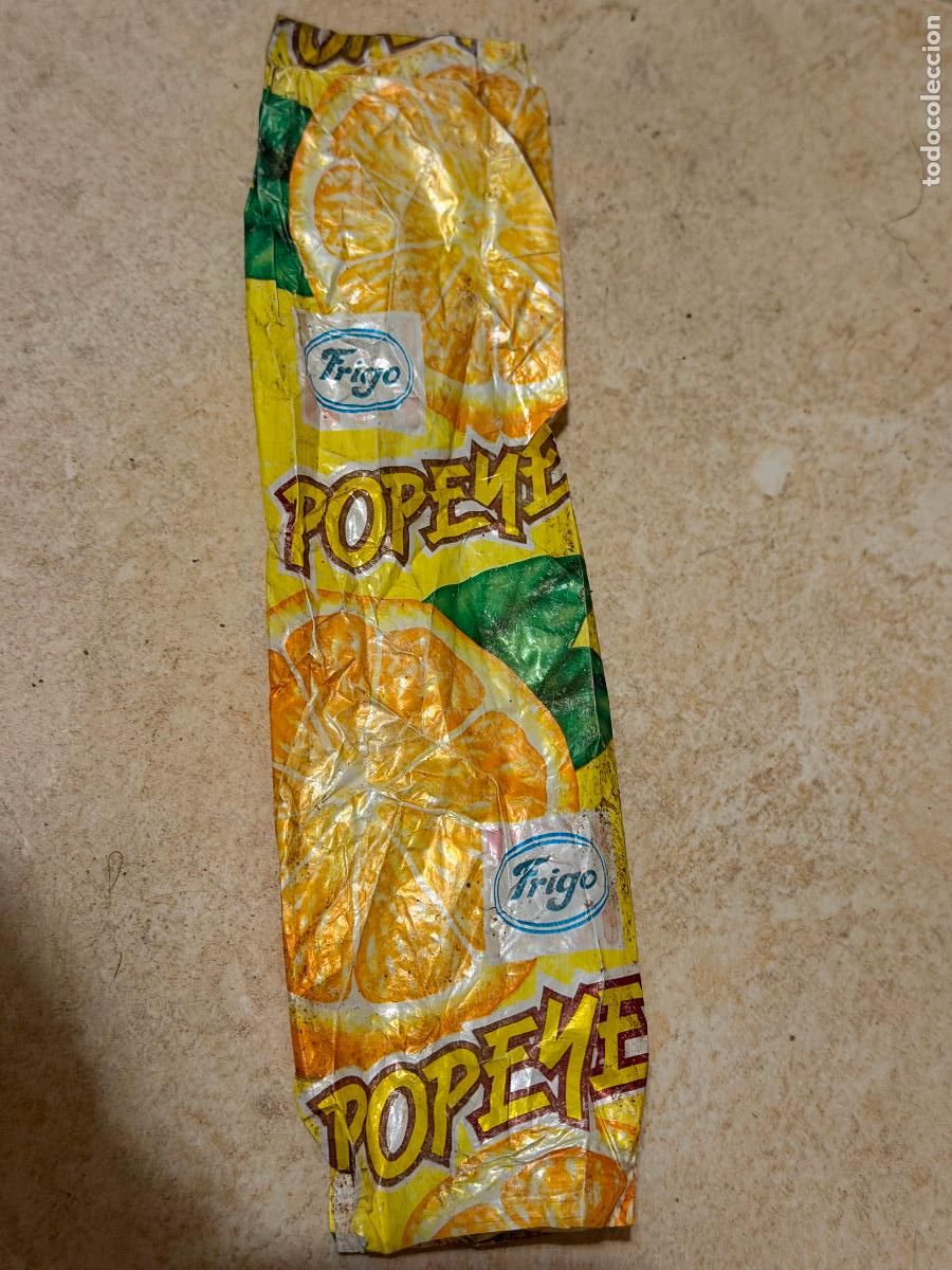 Coleccionismo: Envoltorio popeye helados frigo