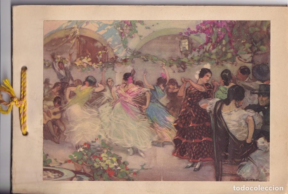 Sammelleidenschaft Papier: Libro-cuadernillo antiguo con 17 im&aacute;genes de Sevilla - Hohenleiter