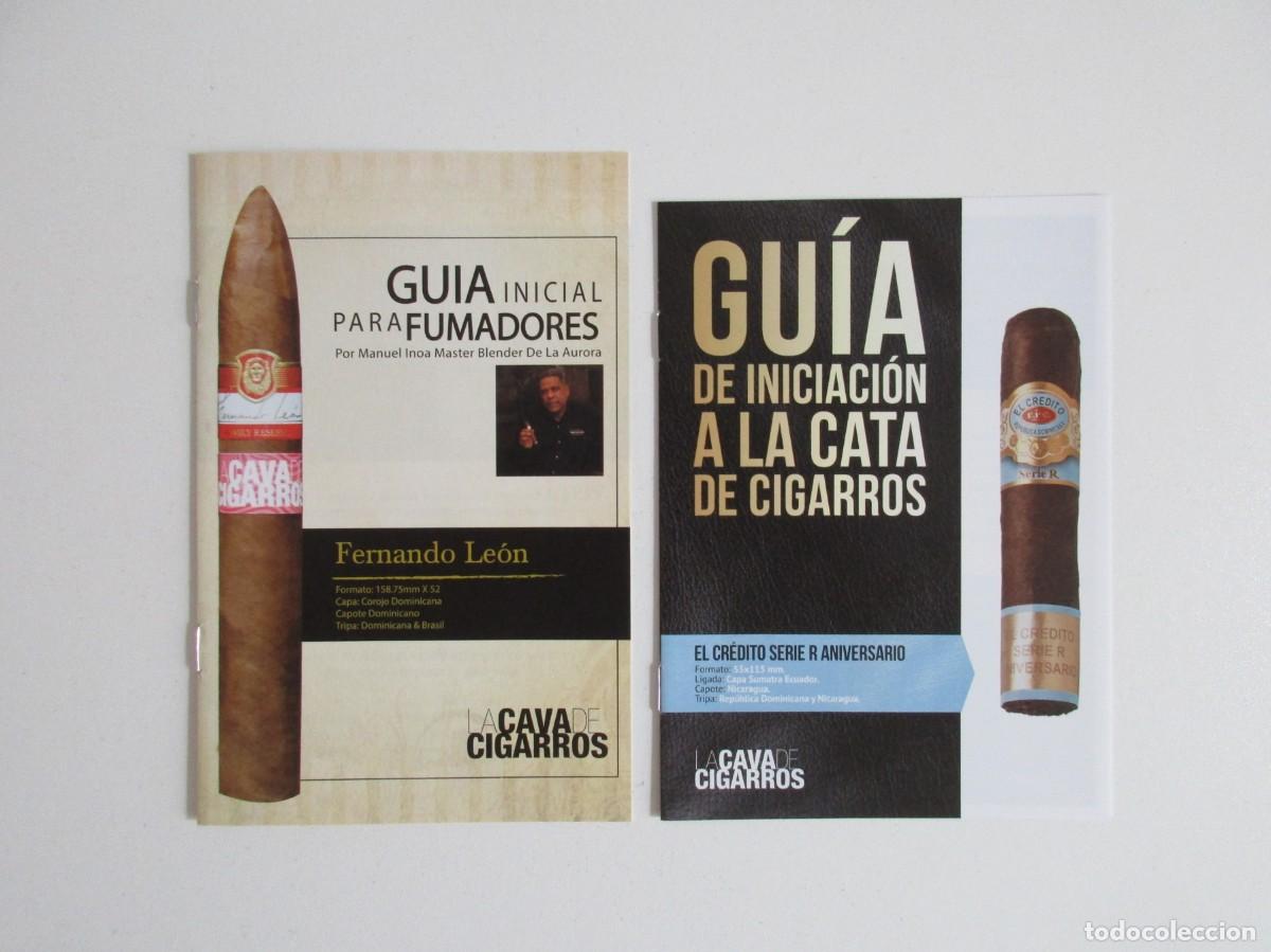 Colecionismo: LOTE 2 GU&Iacute;AS FUMADORES DE CIGARROS PUROS - GU&Iacute;A INICIACI&Oacute;N A LA CATA + GU&Iacute;A INICIAL FUMADORES