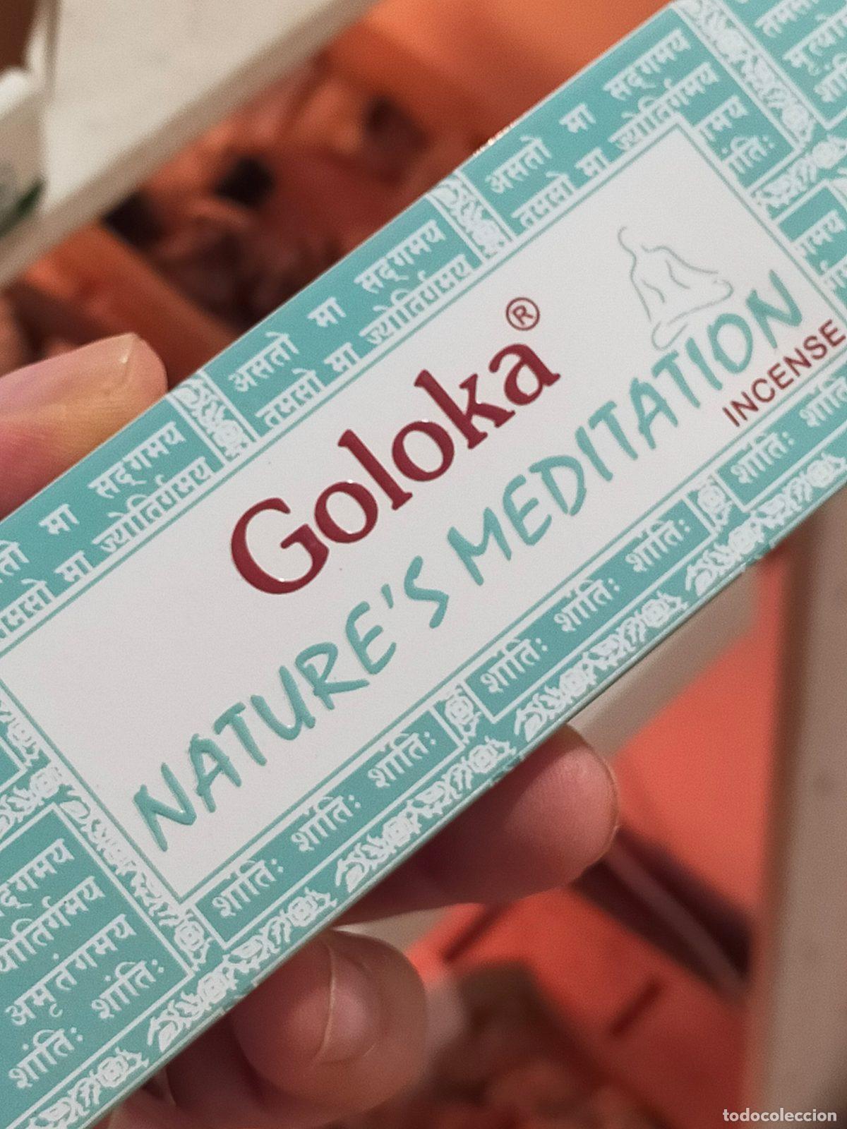 Coleccionismo: Incenso Goloka Nature's Meditation 15g - Essenza Olistica per il Soggiorno