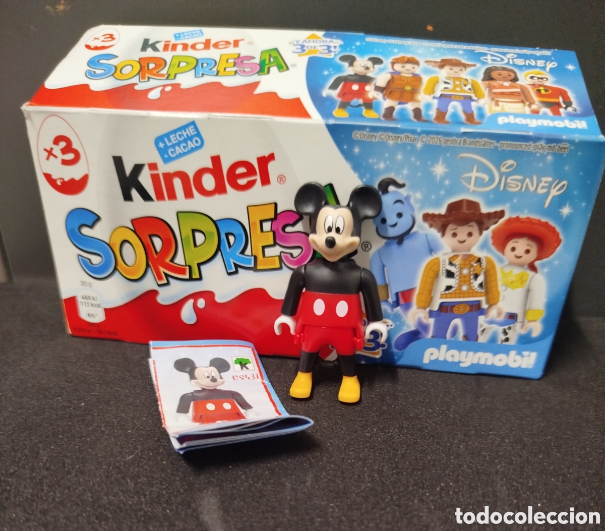 Coleccionismo: Figura Mickey Mouse Disney &times; Playmobil Kinder