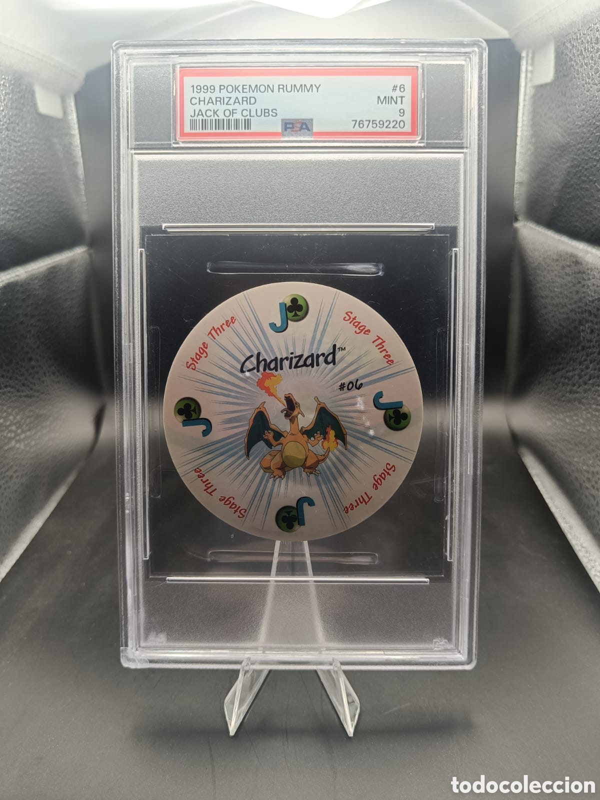 Coleccionismo: 1999 Pokemon Charizard &rdquo;Rummy&rdquo; #6 PSA 9 - Foto 1