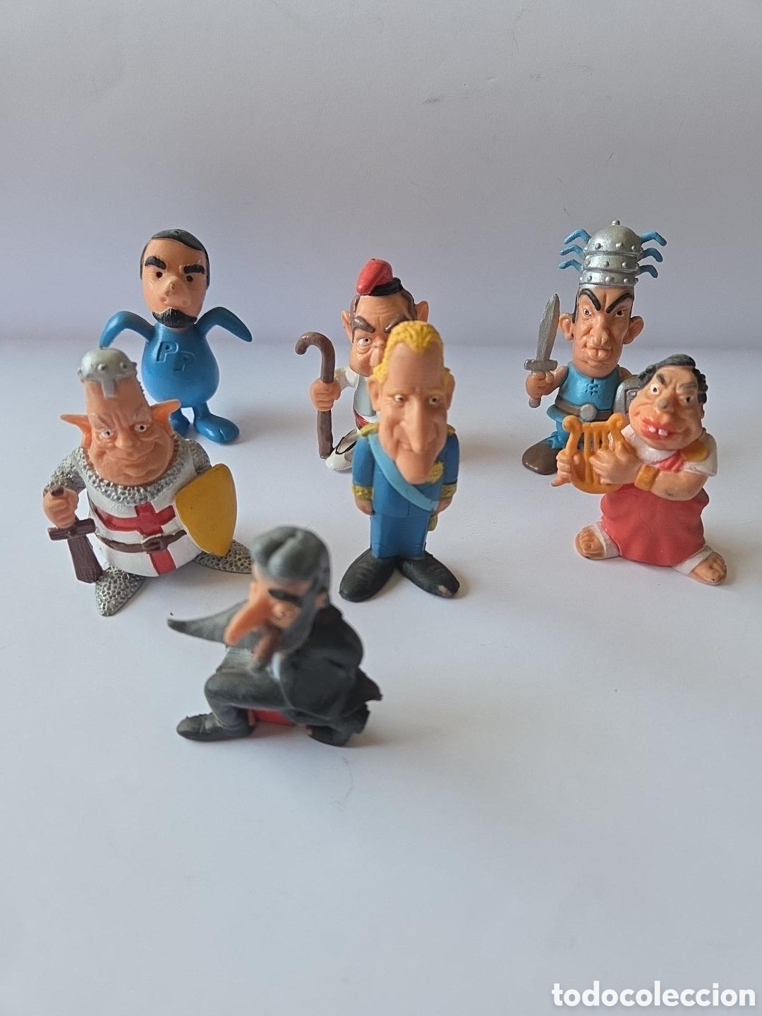 Coleccionismo: Lote 8 figuras Los Monclis &ndash; Star Toys &ndash; pol&iacute;ticos espa&ntilde;oles vintage