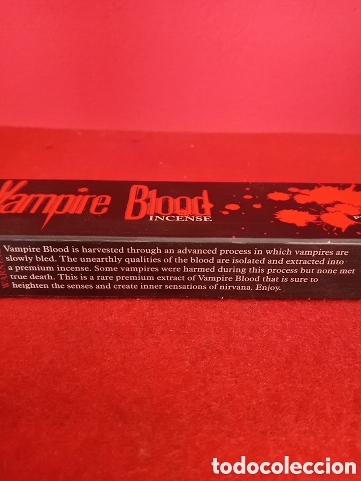Coleccionismo: INCIENSO VAMPIRE BLOOD - Foto 4