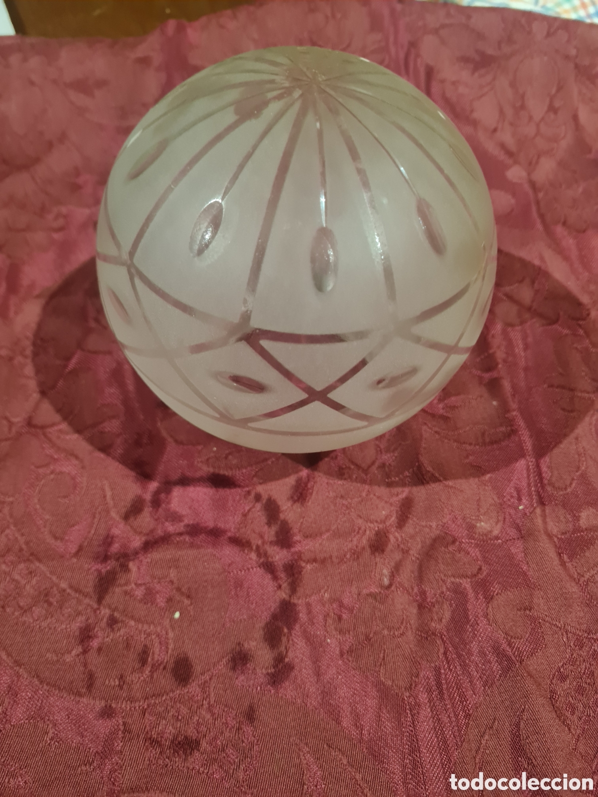 Coleccionismo: Antiguo globo tallado - Foto 2