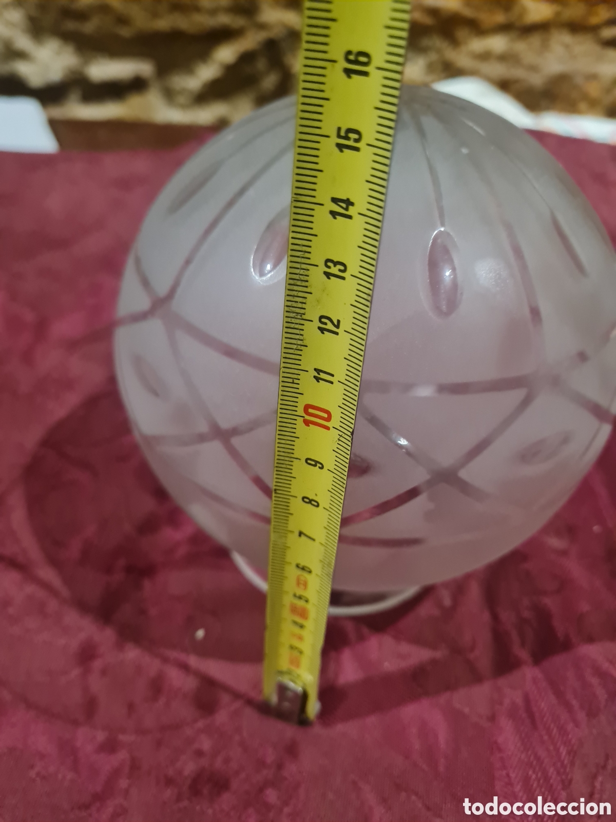 Coleccionismo: Antiguo globo tallado - Foto 4