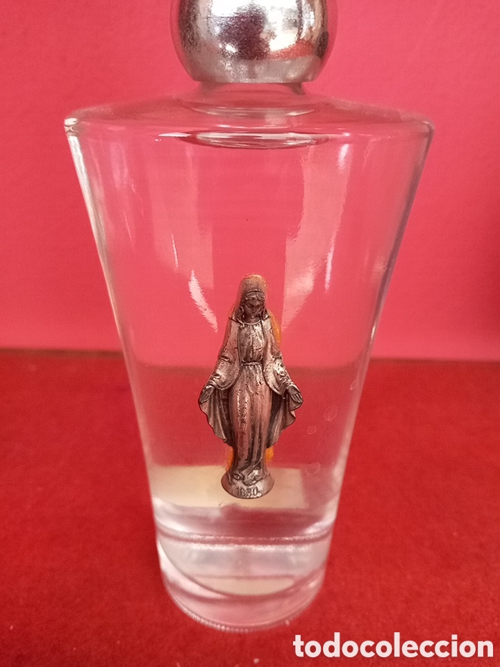 Coleccionismo: BOTELLA PEQUE&Ntilde;A DE AGUA BENDITA - Foto 2