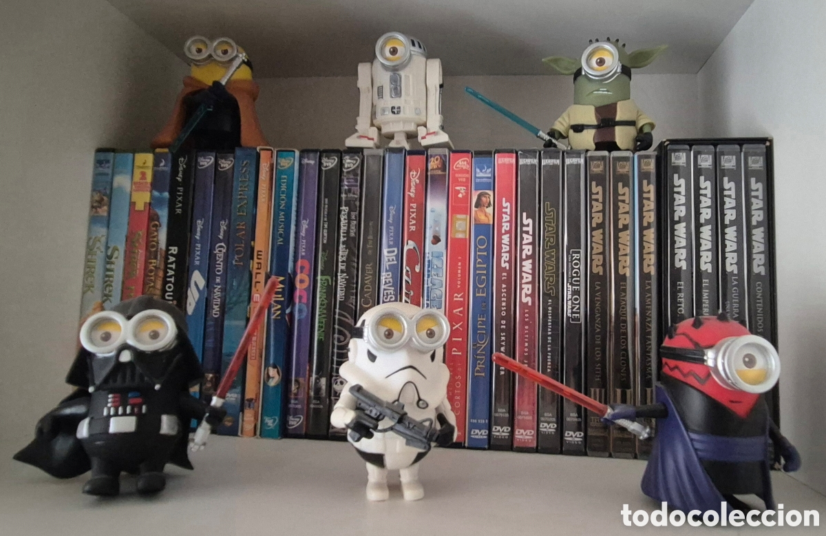 Coleccionismo: Colecci&oacute;n Minions Star Wars + Armas