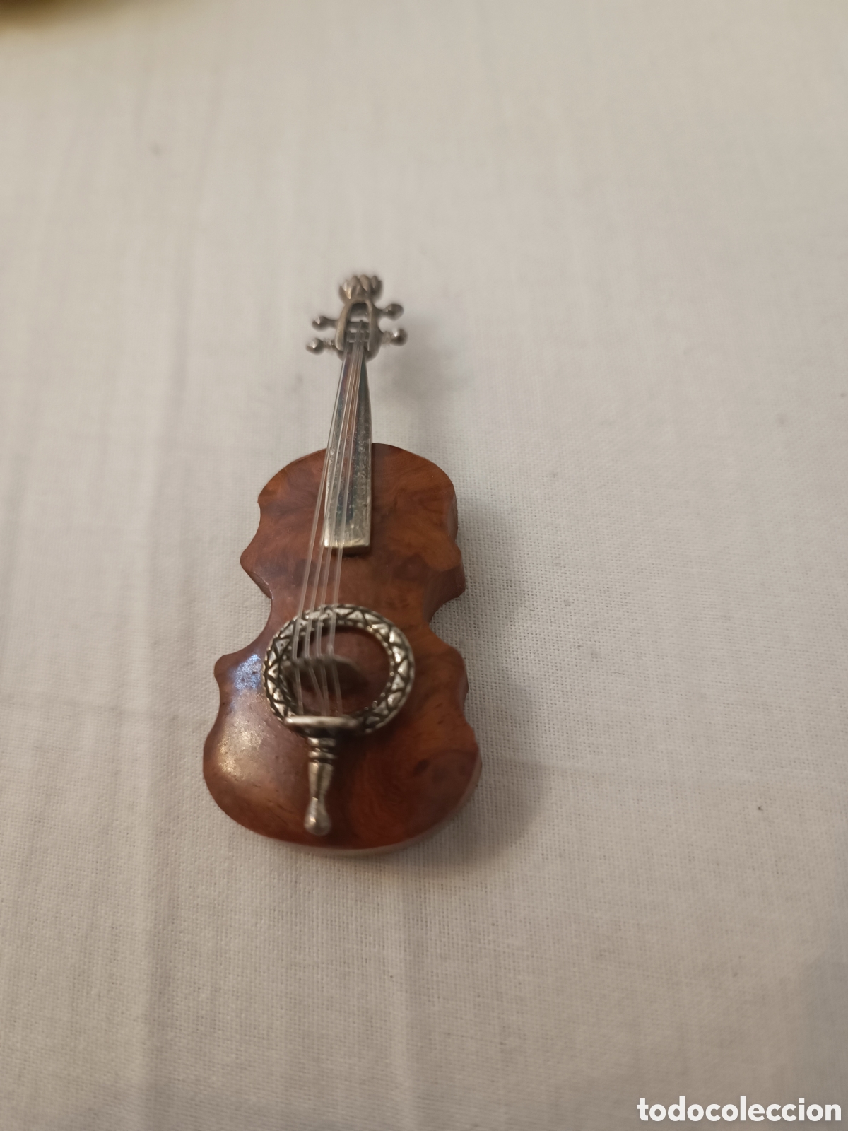 Coleccionismo: Violonchelo madera y plata