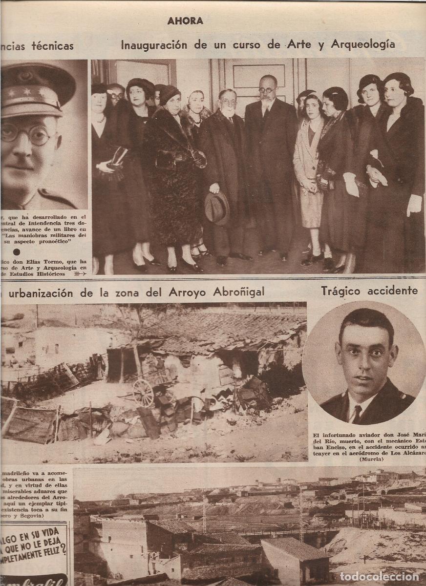 Coleccionismo: A&Ntilde;O 1933 RECORTE PRENSA MADRID URBANIZACION ARROYO ABRO&Ntilde;IGAL LAS VENTAS PUENTE DE LA ELIPA CHOZAS