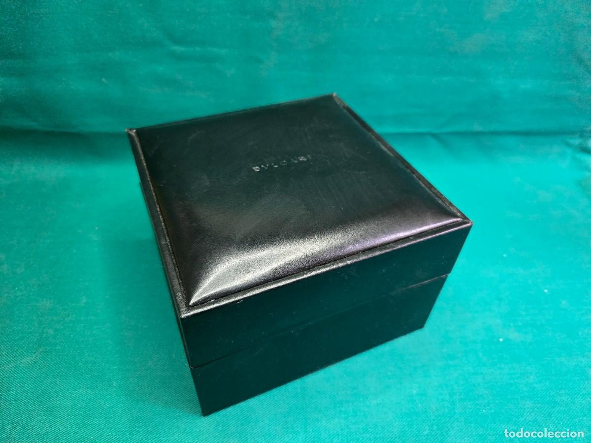 Coleccionismo: CAJA VACIA EN PIEL PARA RELOJ BULGARI