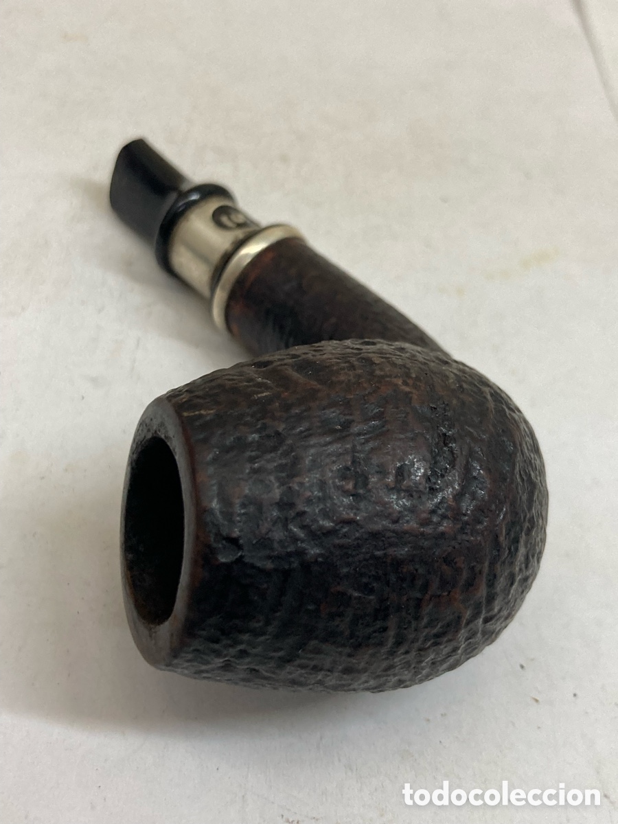 Coleccionismo: Pipa Stanwell curva de tipo bent con cazoleta de brezo