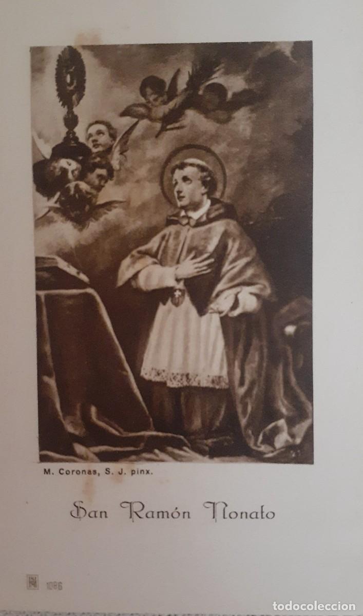 Coleccionismo: ANTIGUA ESTAMPA SAN RAM&Oacute;N NONATO, 7X11,5 CM.
