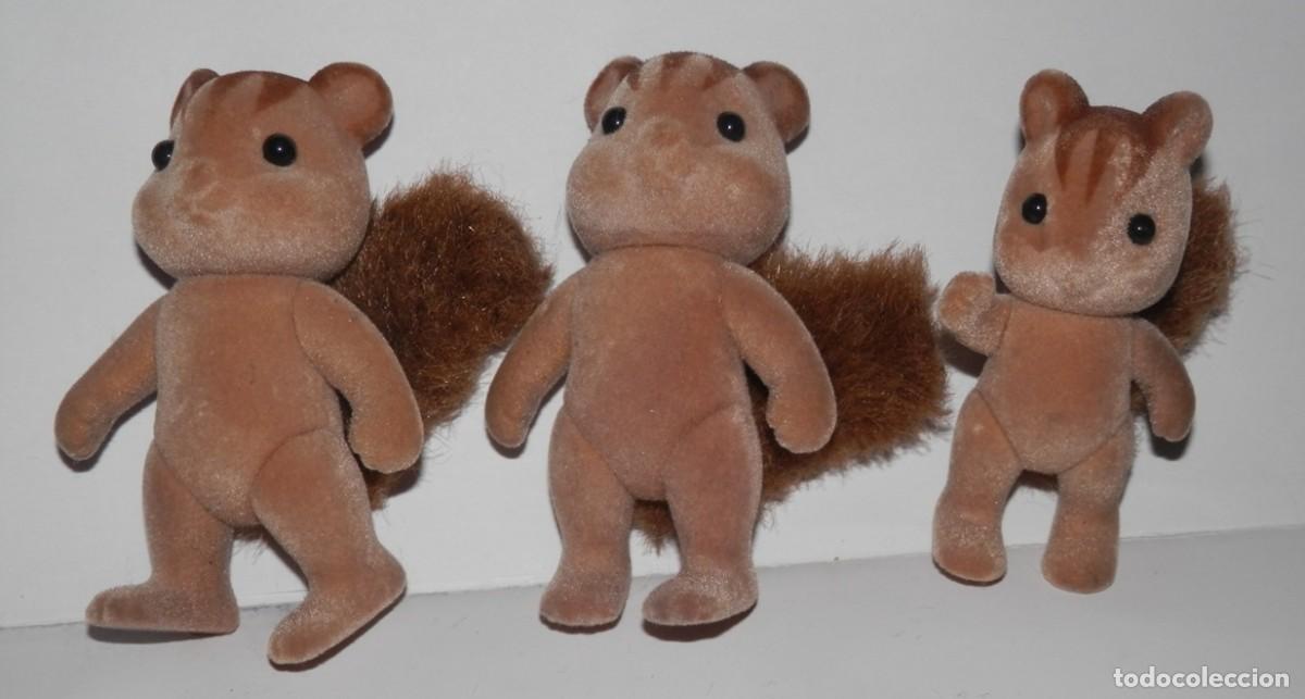 Coleccionismo: LOTE DE 3 PEQUE&Ntilde;OS PELUCHE - SILVANIAN FAMILIES