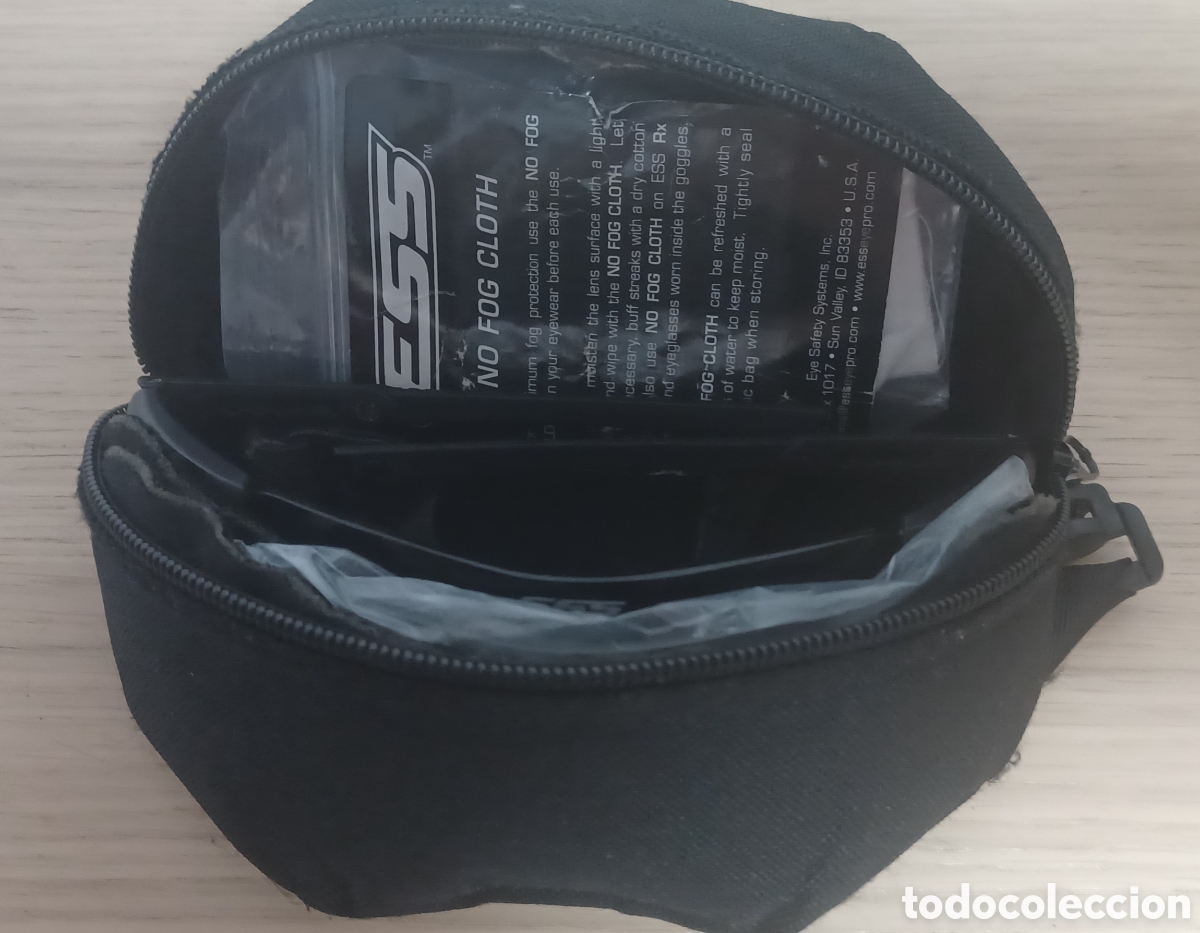 Coleccionismo: GAFAS DE PROTECCI&Oacute;N ESS PARA VISI&Oacute;N DIURNA Y NOCTURNA DEL EJERCITO ESPA&Ntilde;OL CON FUNDA - Foto 5