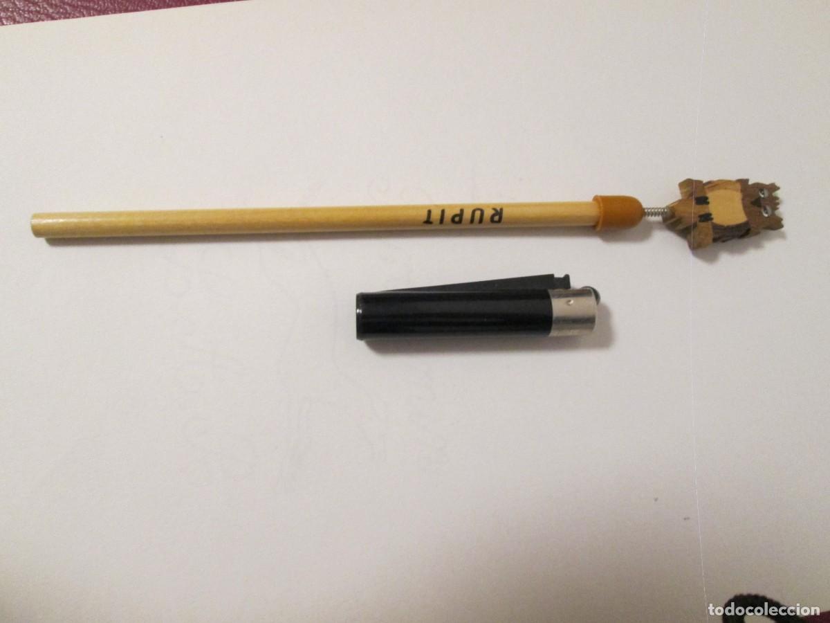 Coleccionismo: BUHO PARA LAPICERO CON MUELLE - Foto 2