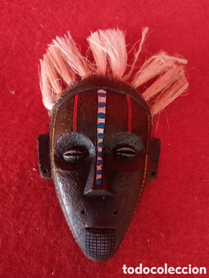 Coleccionismo: M&Aacute;SCARA AFRICANA CON IM&Aacute;N - Foto 1