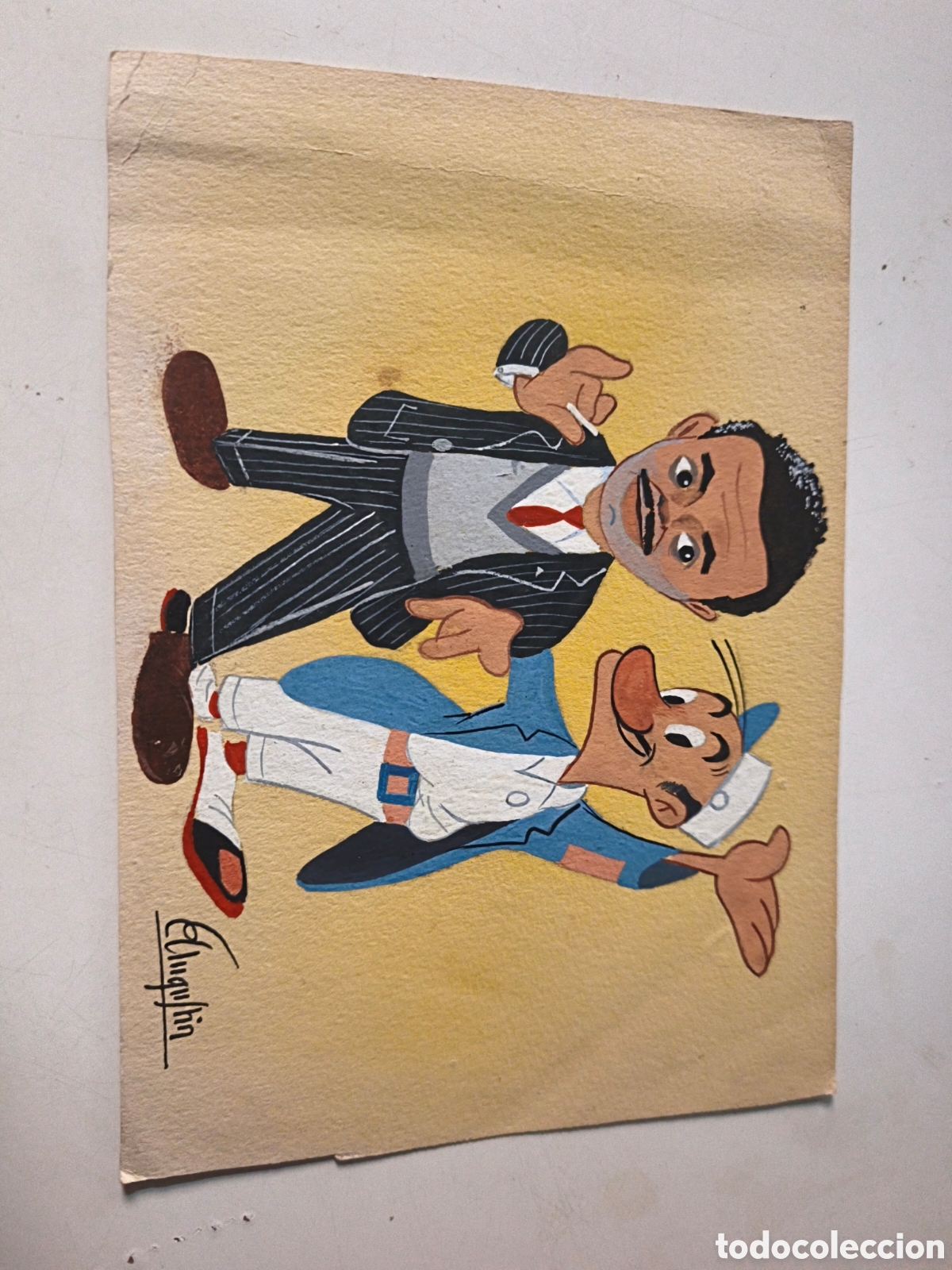 Sammelleidenschaft Papier: Caricatura Agustin buen estado