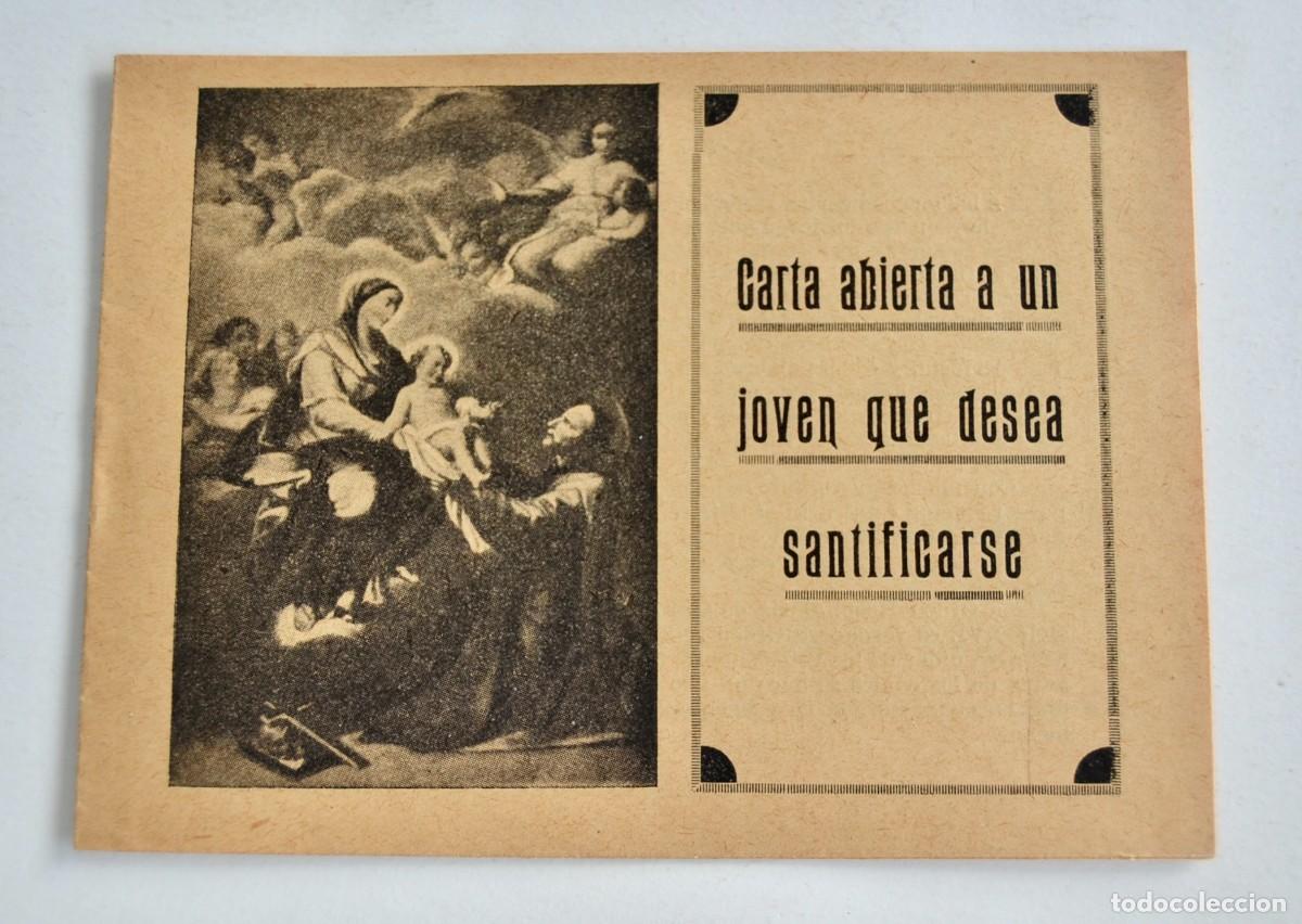 Coleccionismo: &rdquo;Carta Abierta a un Joven que desea Santificarse&rdquo;. Orden Hospitalaria San Juan de Dios