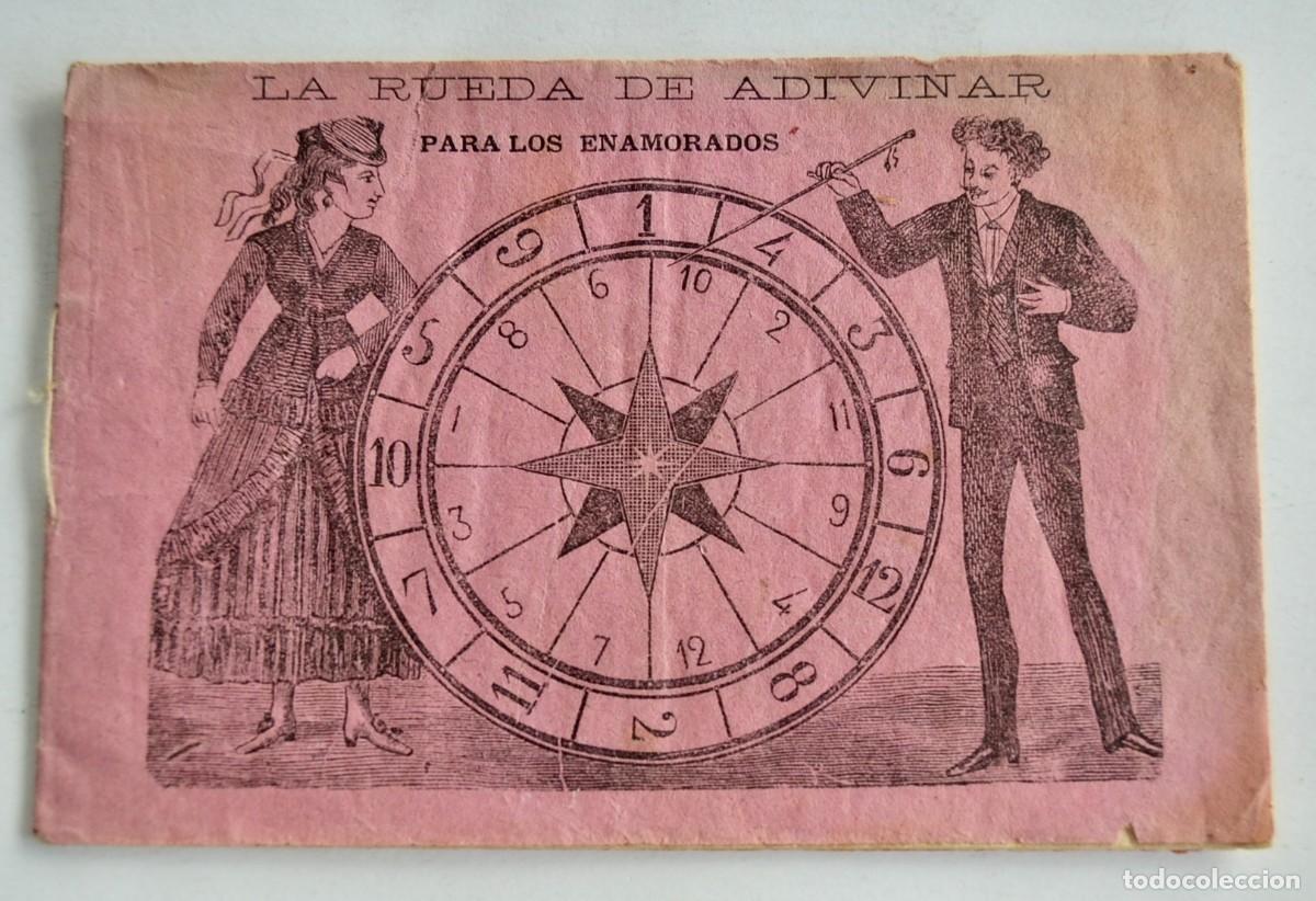 Coleccionismo: Peque&ntilde;o Folleto: &rdquo;La Rueda de Adivinar para los Enamorados&rdquo;. Sucesor de Antonio Bosch