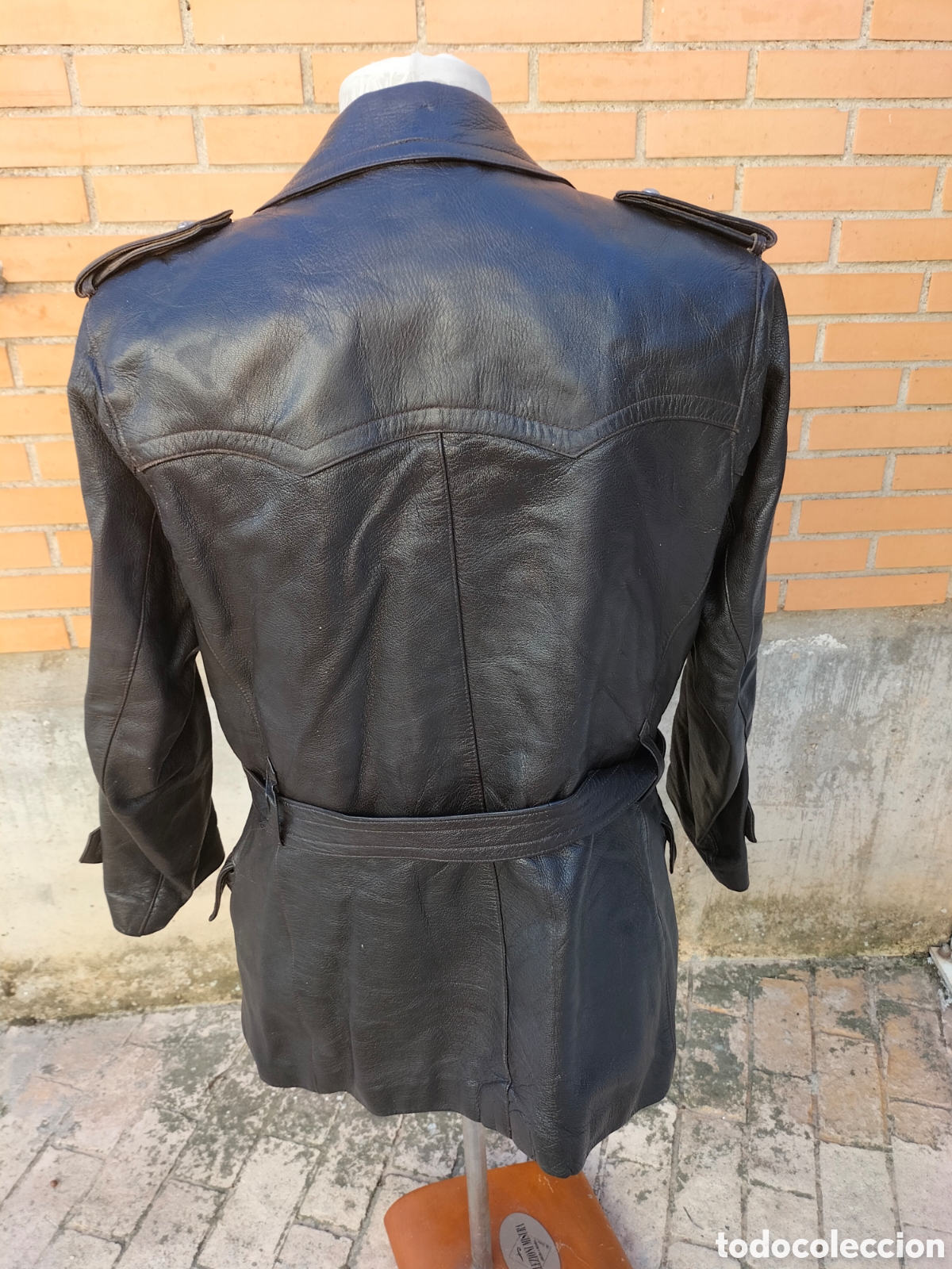 Coleccionismo: Chaquet&oacute;n de cuero del Ej&eacute;rcito - Foto 4