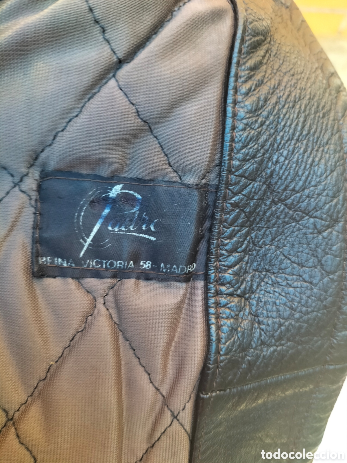 Coleccionismo: Chaquet&oacute;n de cuero del Ej&eacute;rcito - Foto 7