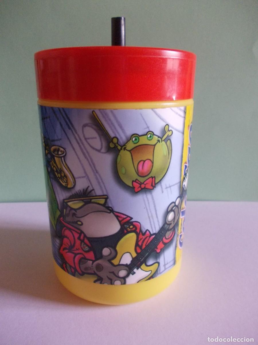 Collectionnisme: Vaso ColaCao Almeria 2005 publicidad oficial Indi juegos mediterraneos plastico ca&ntilde;a taza retro