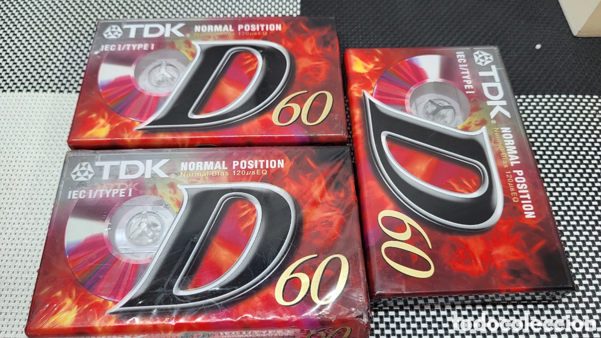 Colecionismo: Lote de 3 cassetes audio TDK