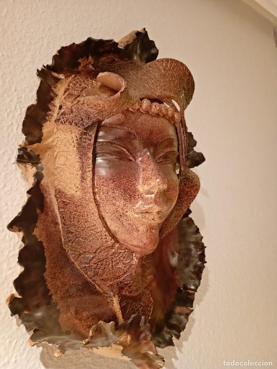 Coleccionismo: MASCARA DE CERAMICA ARTESANAL - Foto 4