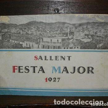 Collecting paper: PROGRAMA- FESTA MAJOR DE SALLENT-1927 Y FOLLETO ATENEO CATAL&Aacute;N