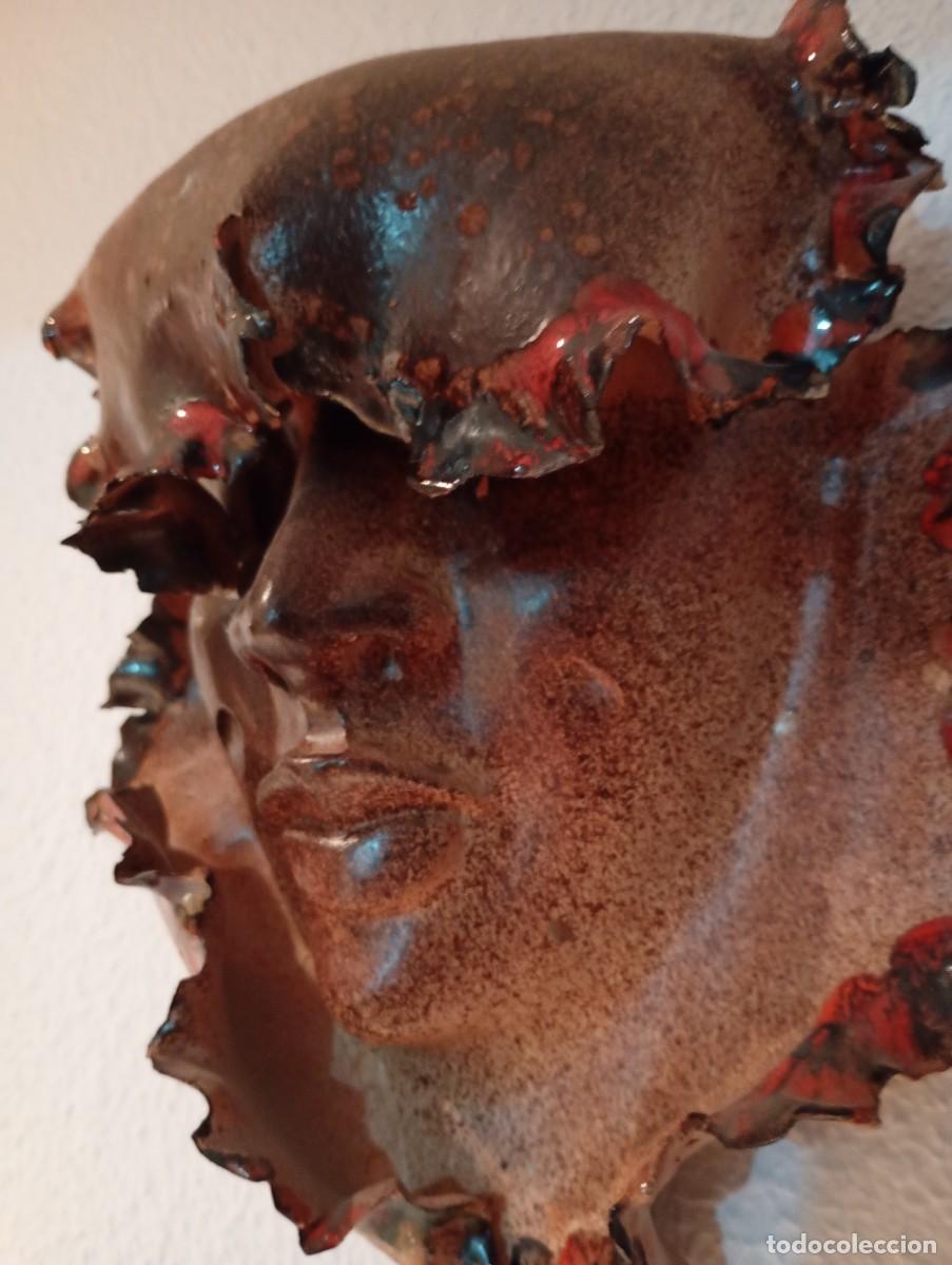Coleccionismo: MASCARA DE CERAMICA ARTESANAL - Foto 2