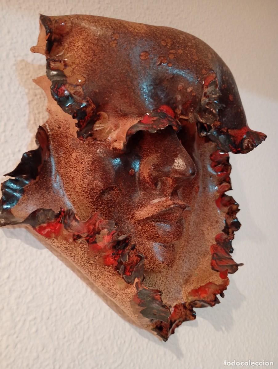 Coleccionismo: MASCARA DE CERAMICA ARTESANAL - Foto 3