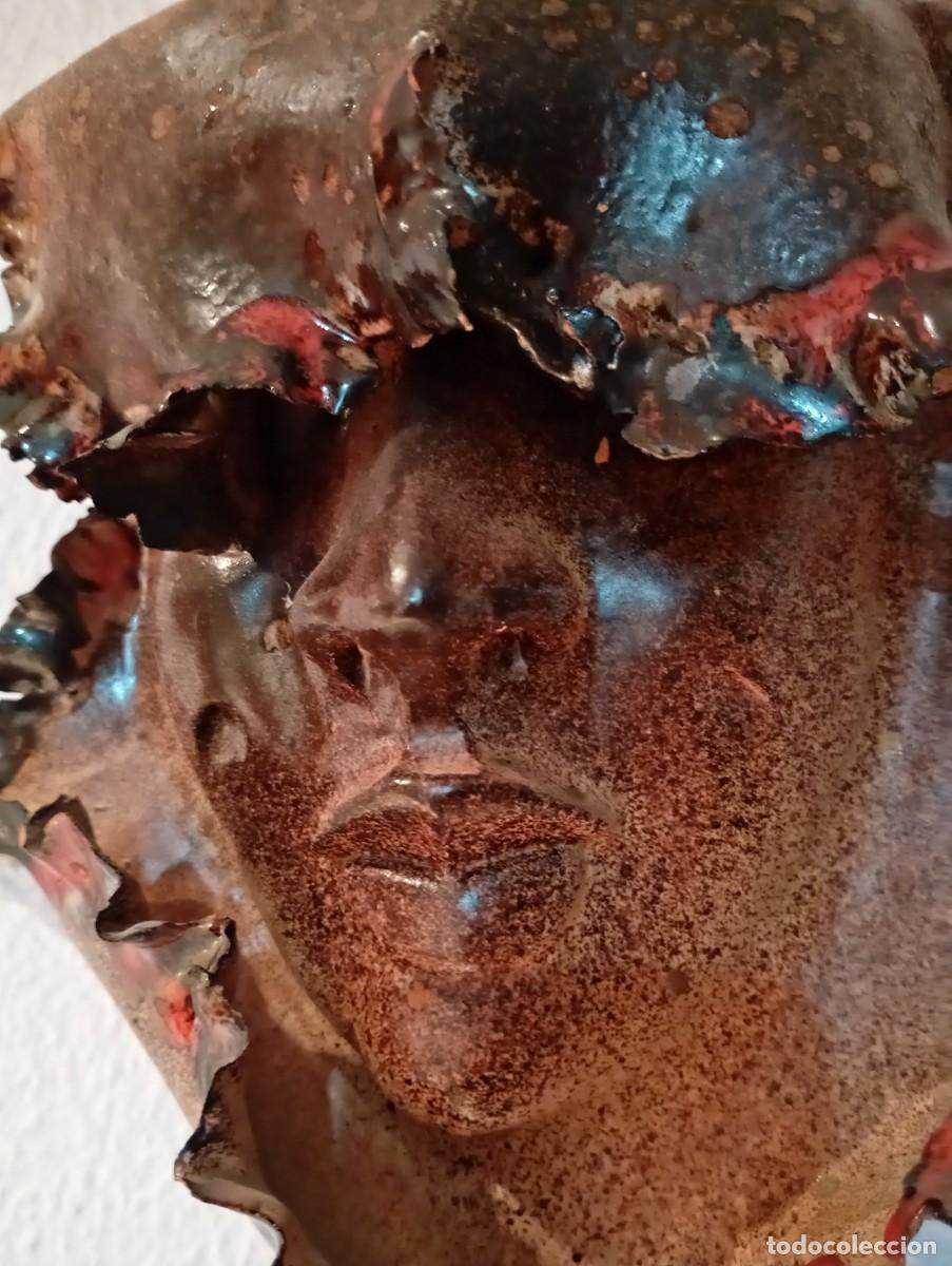 Coleccionismo: MASCARA DE CERAMICA ARTESANAL - Foto 4