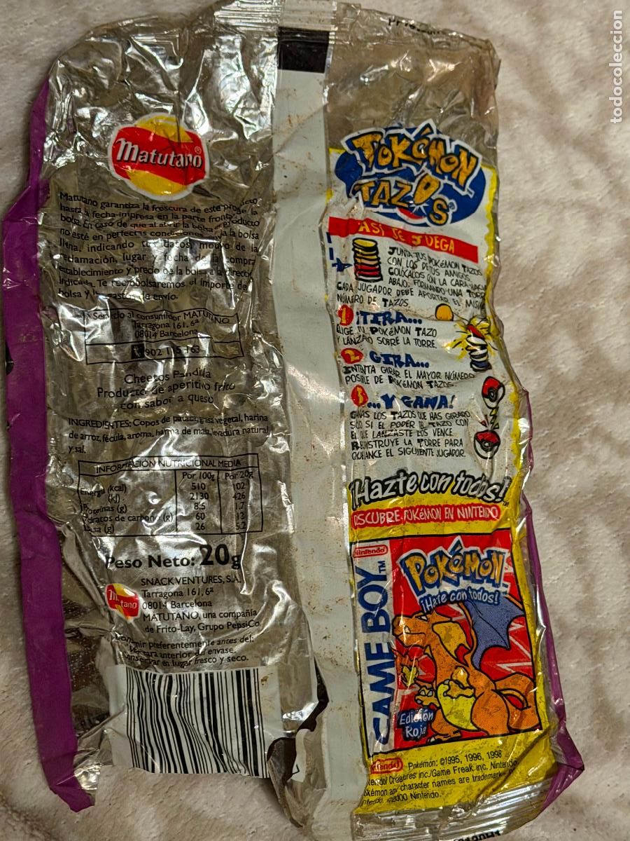 Coleccionismo: Envoltorio cheetos pandilla pokemon - Foto 2