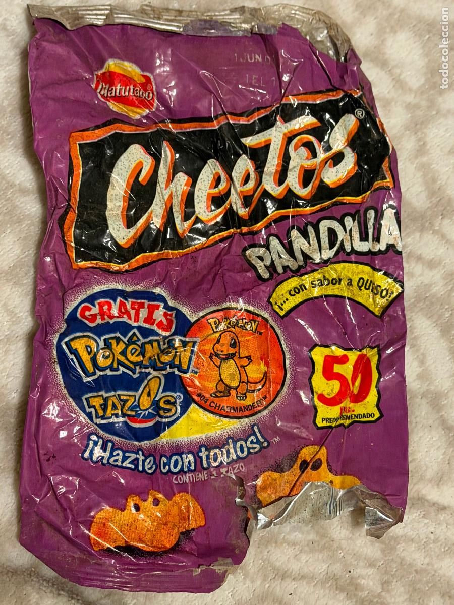 Coleccionismo: Envoltorio cheetos pandilla pokemon - Foto 1