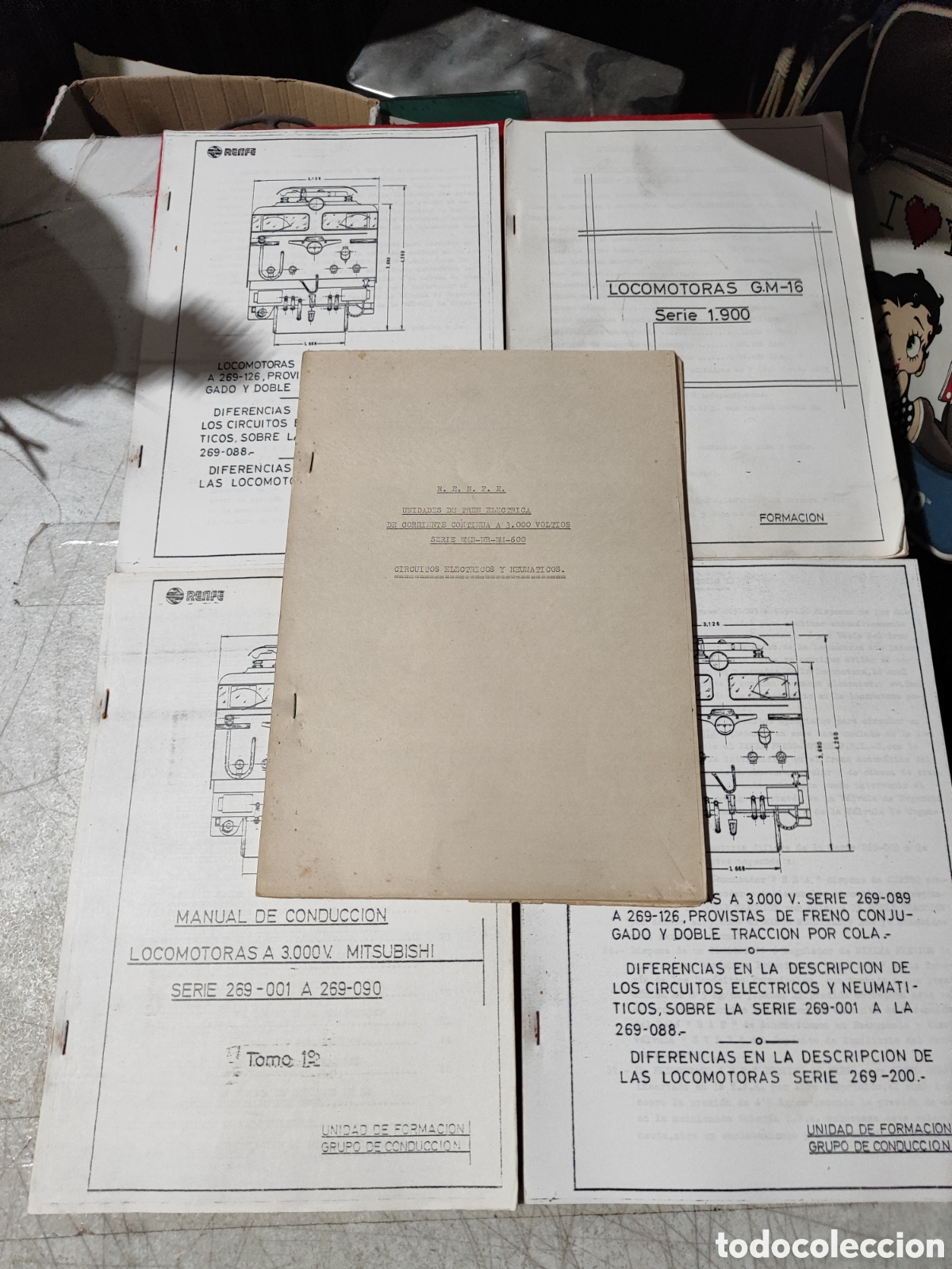 Coleccionismo: &Uacute;nico en tc libretos(fotocopiado) unidad de formaci&oacute;n grupo de conducci&oacute;n de RENFE