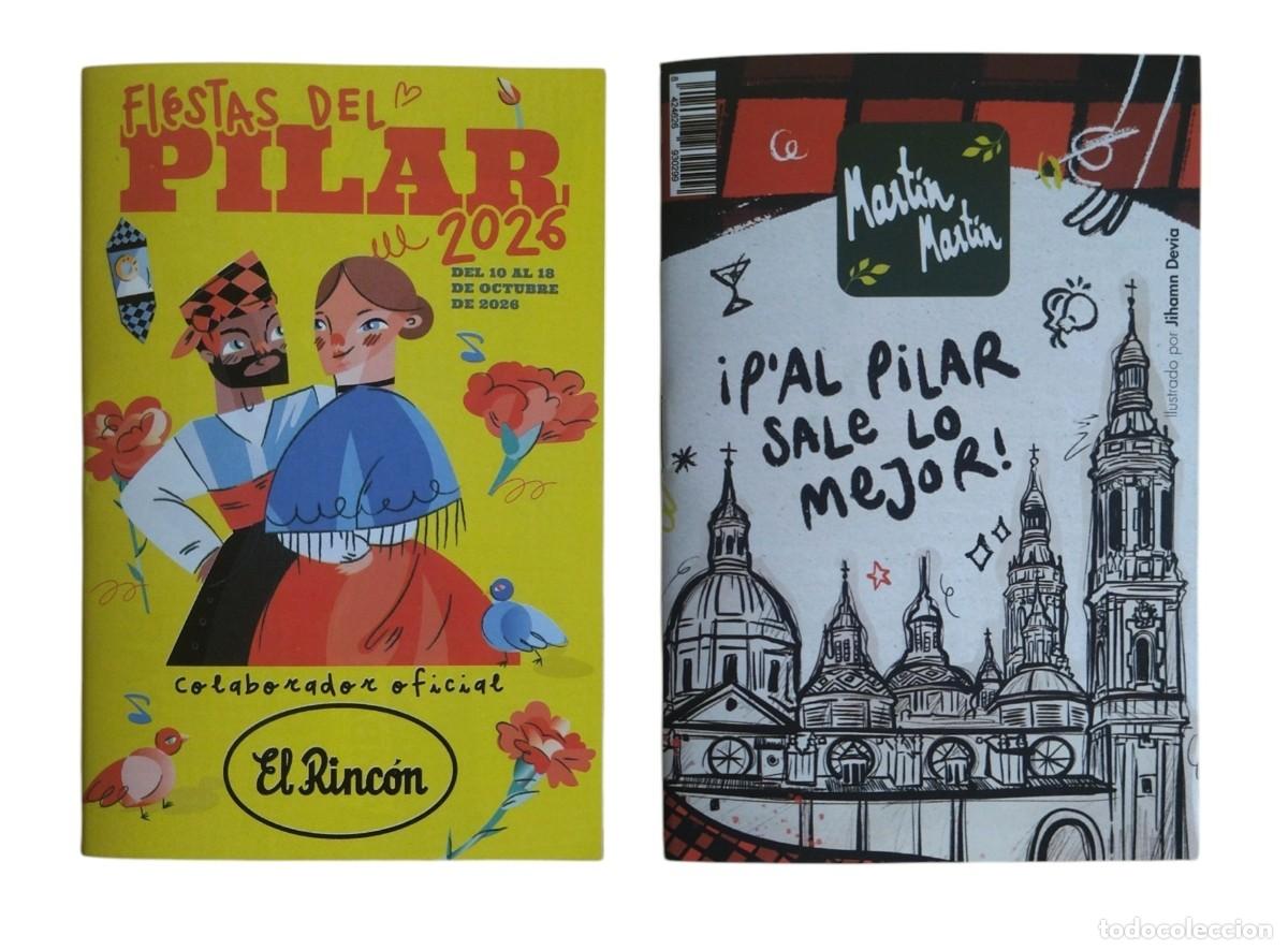 Coleccionismo: 2 PROGRAMAS FIESTAS DEL PILAR 2026 - ZARAGOZA. NUEVOS Y PERFECTOS.