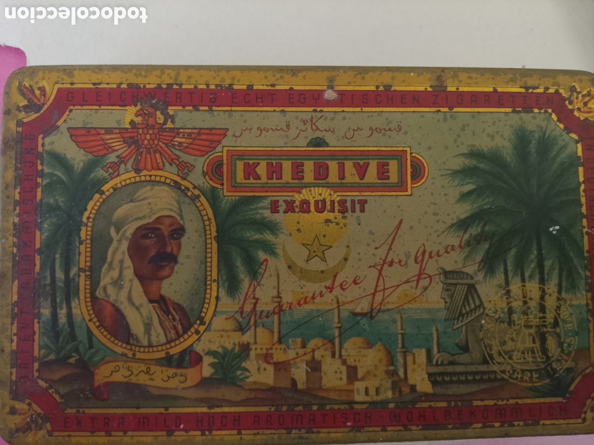 Coleccionismo: Antigua Caja Cigarrillos Alemanes Exquisit Vintage A&ntilde;os 20/30 - COMPLETA LLENA - Museo