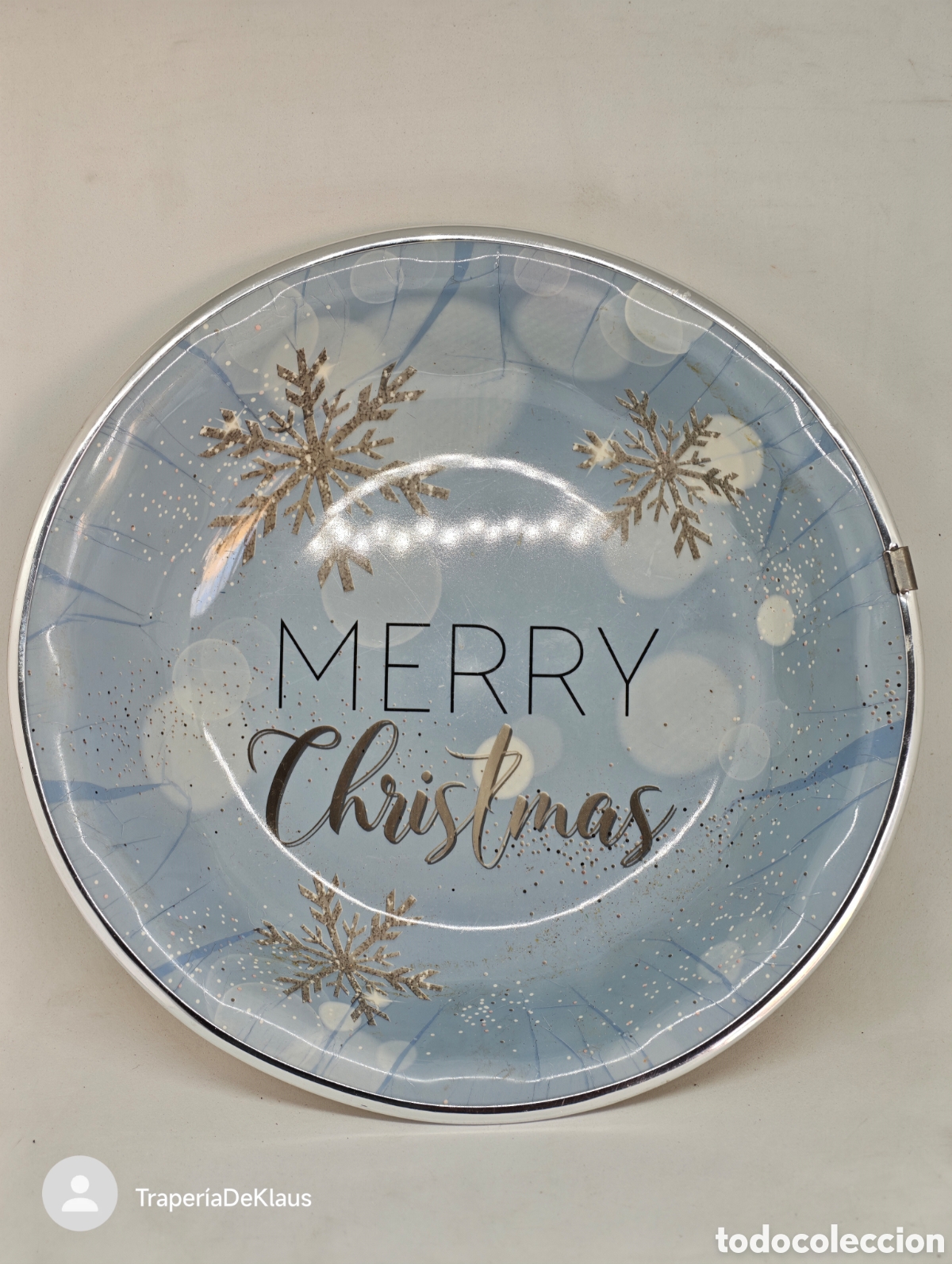 Coleccionismo: plato - bandeja - navidad - merry christmas - car121