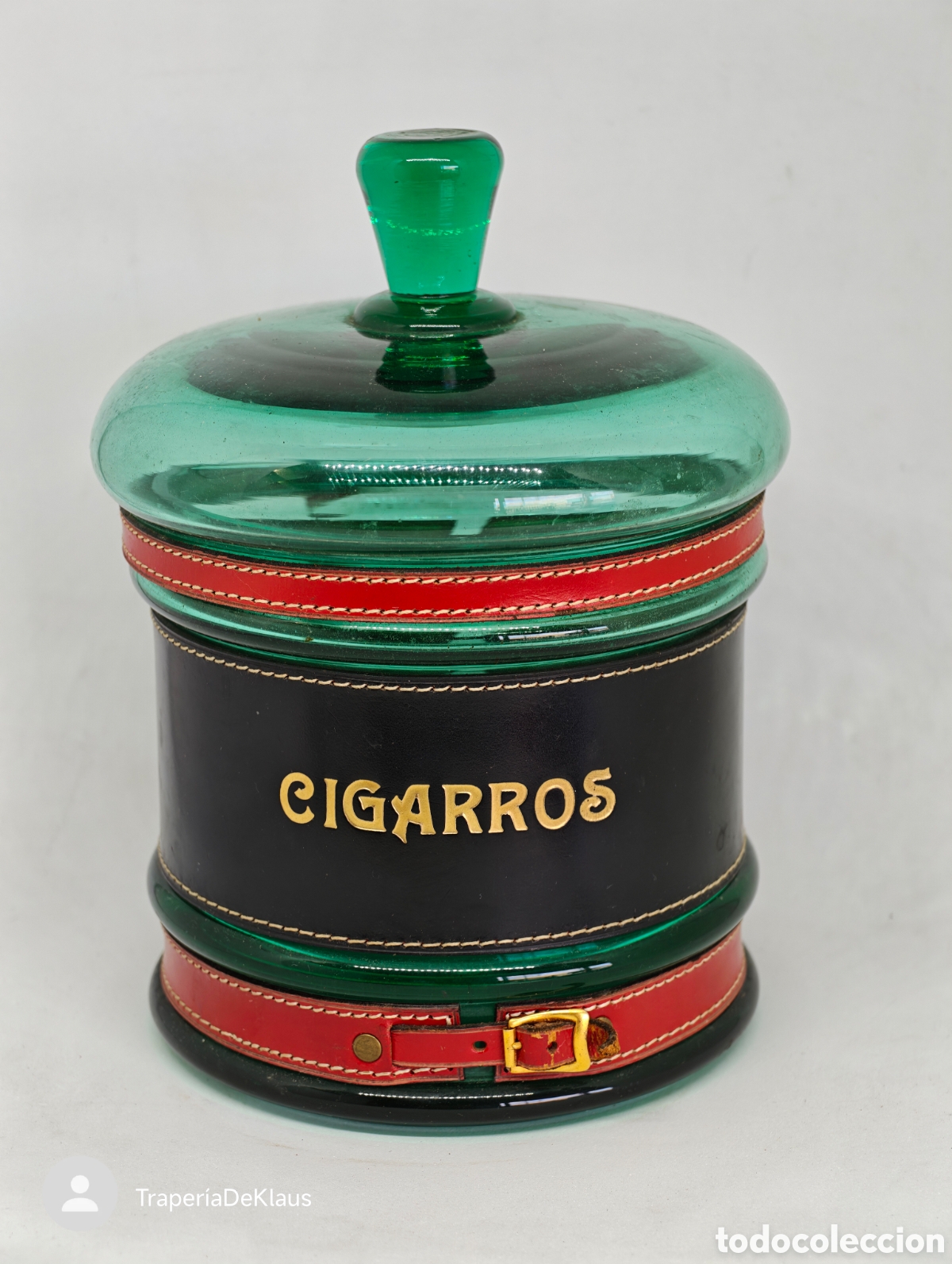 Collectionnisme: CIGARRERA VINTAGE DE CRISTAL - para puros - car121