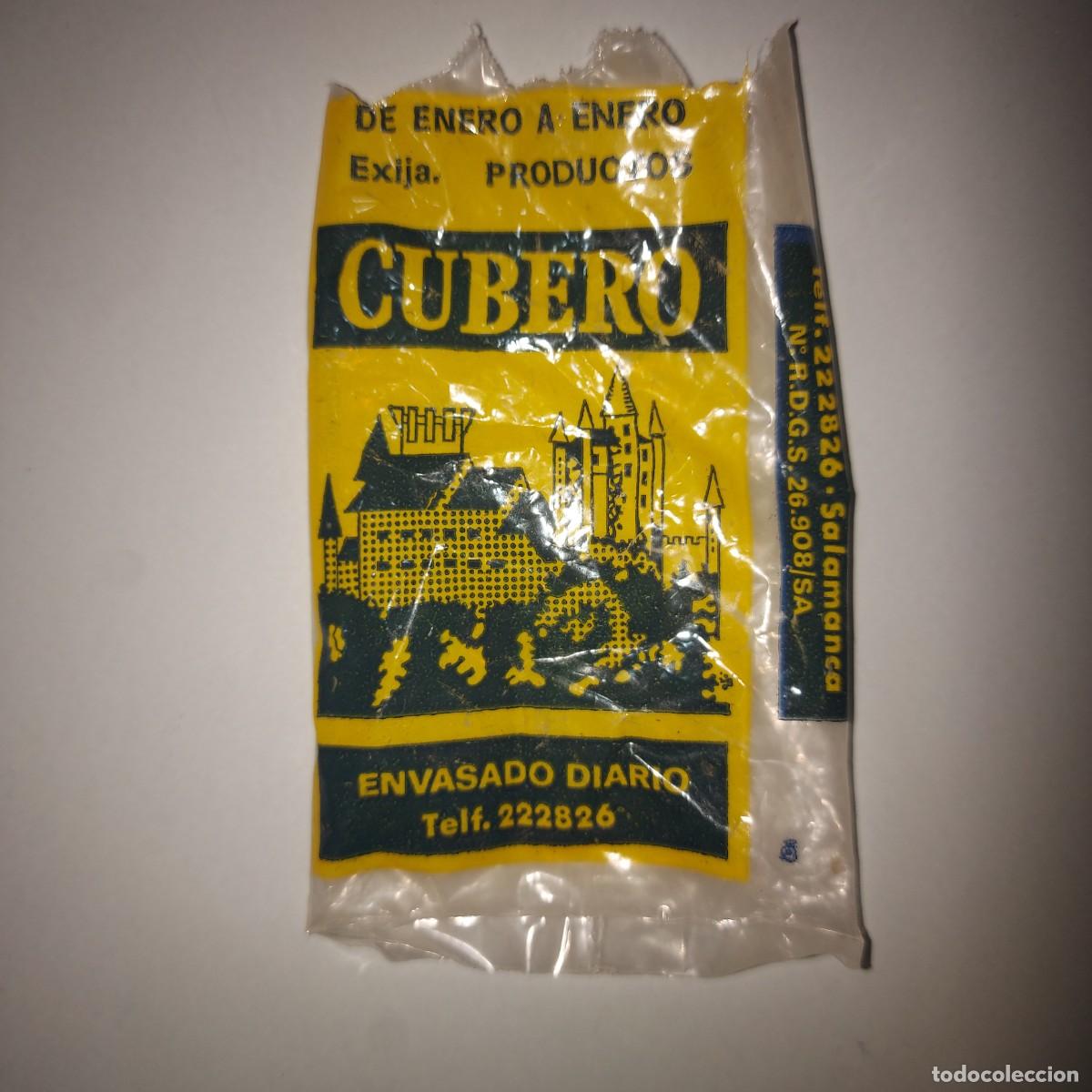 Coleccionismo: BOLSA DE PLASTICO ANTIGUA DE PRODUCTOS CUBERO, SALAMANCA, A&Ntilde;OS 70