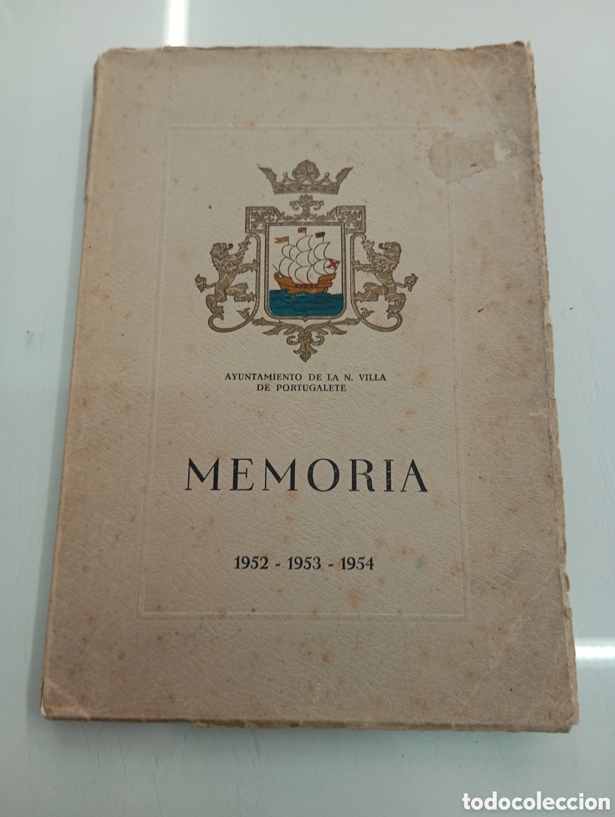 Collezionismo: MEMORIA AYUNTAMIENTO PORTUGALETE 1952 1953 1954 FOTOGRAFIAS URBANISMO PLANOS LA FLORIDA PAIS VASCO