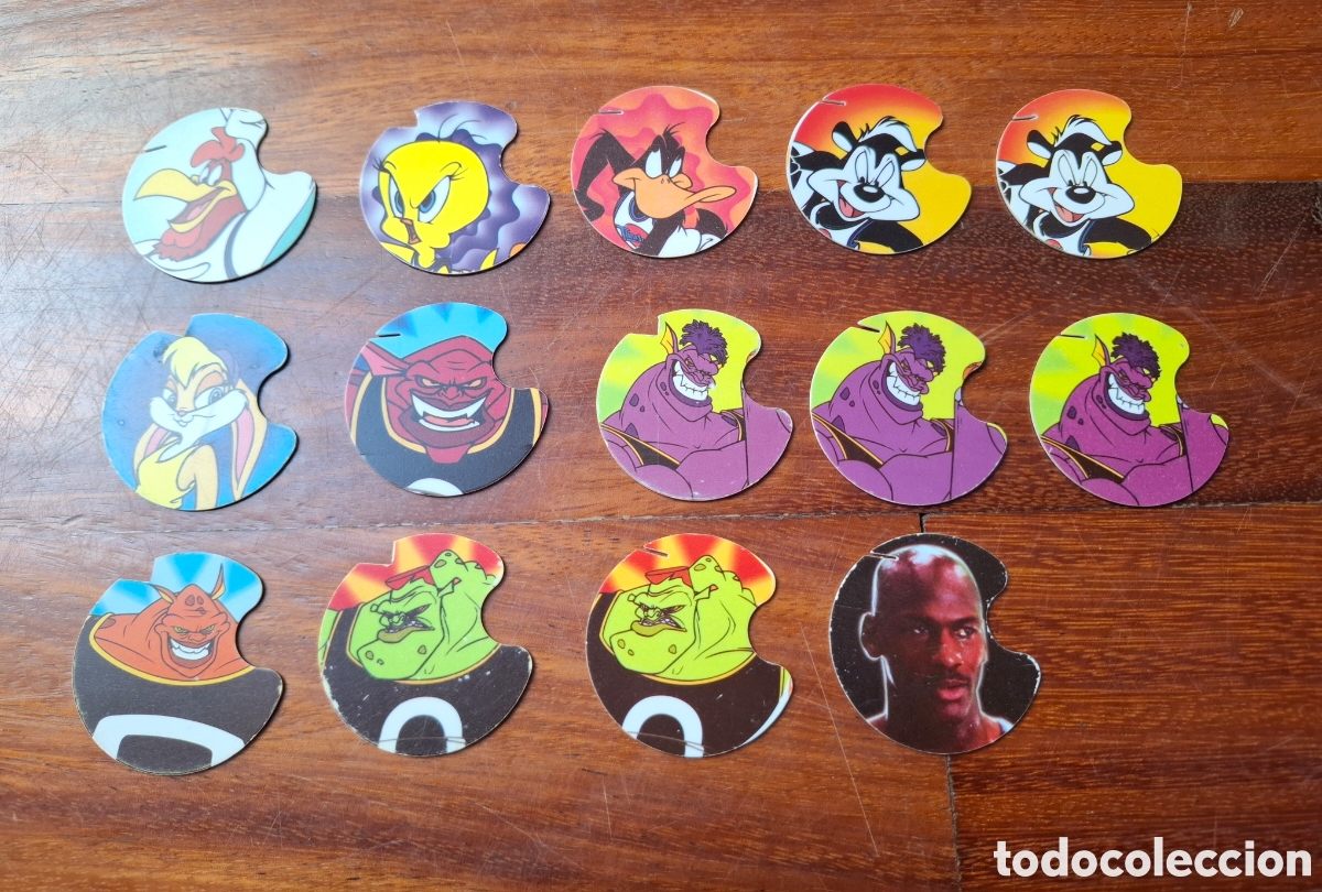 Coleccionismo: Tazos Space Jam 1996 Danone (&euro;/unidad)