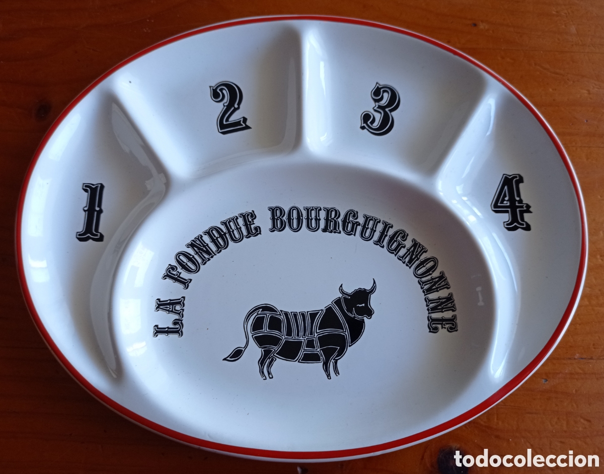 Coleccionismo: BANDEJA CER&Aacute;MICA PARA FONDUE