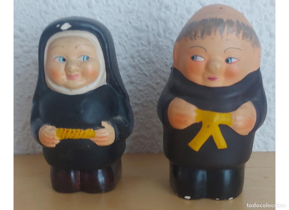 Coleccionismo: Saleros cura y monja