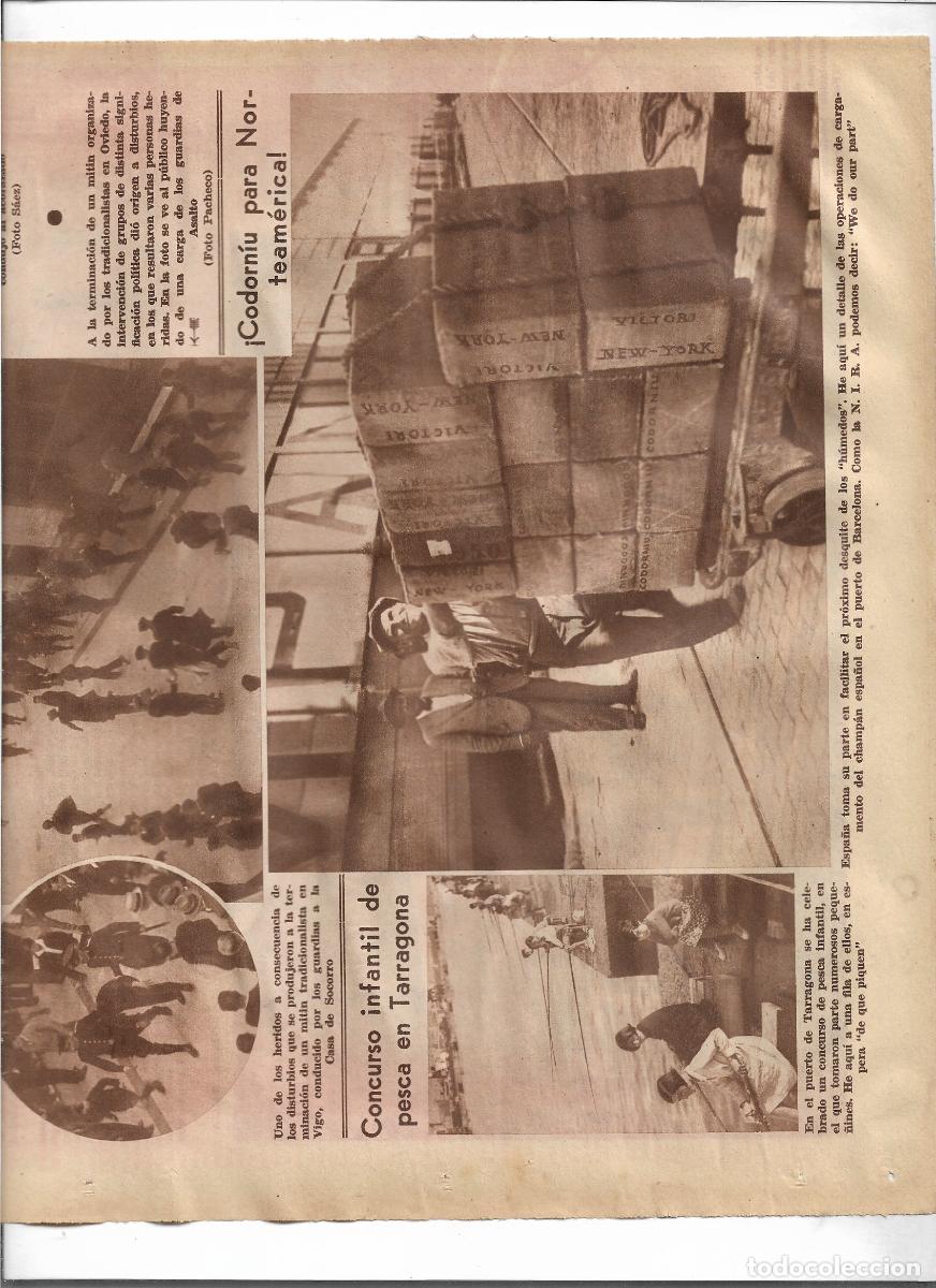 Coleccionismo: A&Ntilde;O 1933 RECORTE PRENSA EXPORTACION CARGAMENTO DE CHAMPAN CAVA CODORNIU PARA NORTEAMERICA